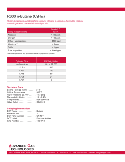 R600 n-Butane (C4H10)