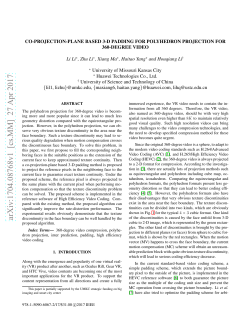 Co-projection-plane based 3-D padding for polyhedron projection