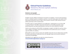 Obstetrics/Normal cephalic delivery