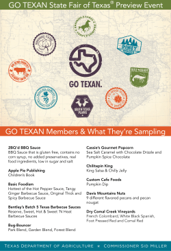 GO TEXAN State Fair of Texas Preview Event GO TEXAN Members