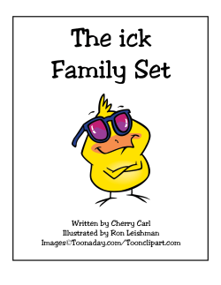 The ick Family Set - to Carl