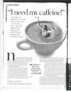 4( I need my caffeine! - The University of Scranton