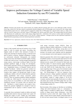 Improve performance for Voltage Control of Variable Speed