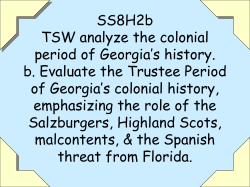 period of Georgia`s history.