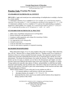 Practice Task: Fraction Pie Game
