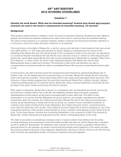 ap&reg; art history 2012 scoring guidelines - AP Central