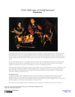 1700-1800 Age of Enlightenment