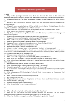 the tempest guiding questions