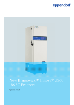 New Brunswick&trade; Innova&reg; U360 -86 &deg;C Freezers