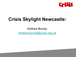 Director of Crisis Skylight Newcastle