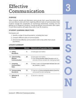 Effective Communication