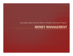 MONEY MANAGEMENT