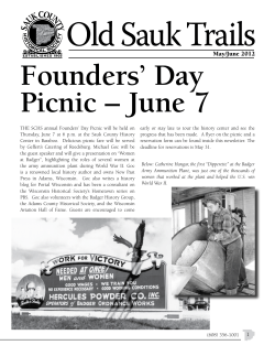 May-June 2012 - Sauk County Historical Society