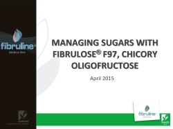 Presentation INNOVAFOOD-COSUCRA
