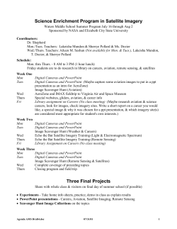 Training Agenda - NIA - Elizabeth City State University