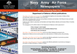2017 Advertising Rate Card