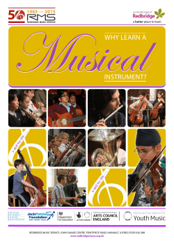 Learn A Musical Instrument - the Redbridge Music Service