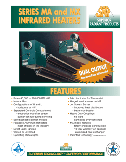 Series M Brochure - Superior Radiant Products