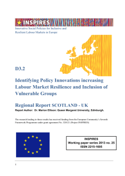 D3.1 National Report Scotland