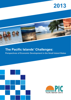 The Pacific Islands` Challenges: