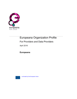 Europeana Organization Profile