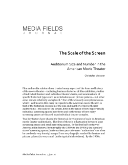 The Scale of the Screen