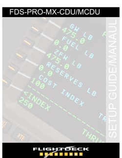 fds-pro-mx-cdu-manual - Flight Deck Solutions