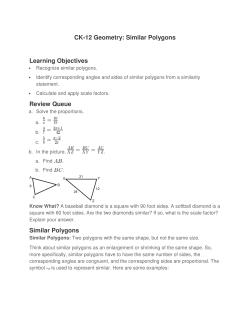 Similar Polygons