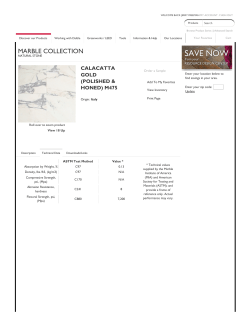 marble collection - Pro Material Solutions website