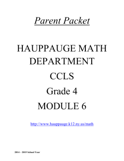 Module 6 - Hauppauge School District
