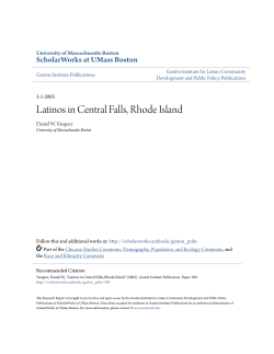 Latinos in Central Falls, Rhode Island