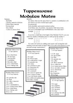 Tupperware Modular Mates