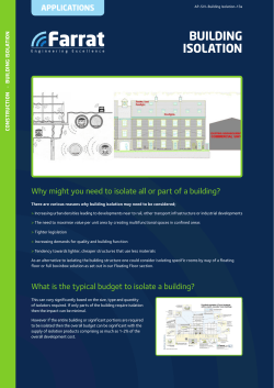 Building Isolation