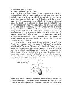 3. Alkenes and Alkynes.