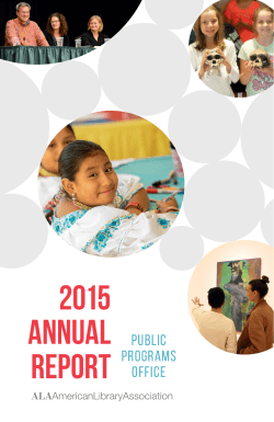 2015 Annual Report - American Library Association