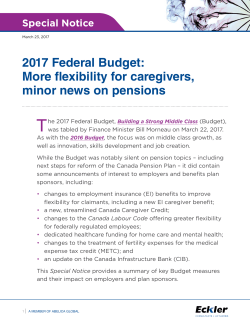 2017 Federal Budget
