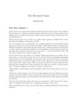 The Eleventh Virgin - Catholic Worker Movement