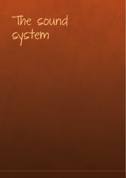 The sound system - Do You Hear What I Hear