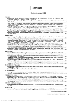 contents - Annals of Internal Medicine