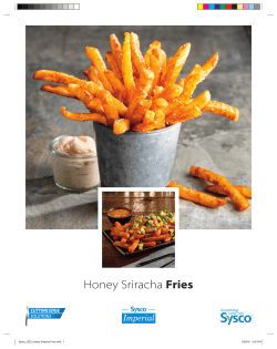 Sysco_CES_Honey Sriracha Fries.indd