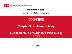 Problem Solving Fundamentals