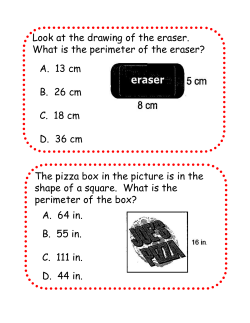 Look at the drawing of the eraser. What is the
