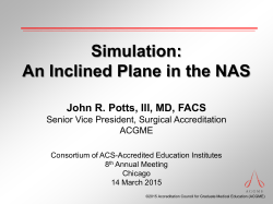 Simulation: An Inclined Plane in the NAS
