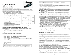 O2 Gas Sensor - Instruments Direct