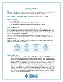 Does the Moon Make It`s Own Light