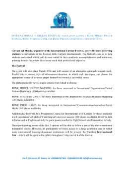 the terms and conditions - International Careers Festival