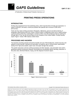 Printing Press Operations
