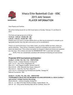 Ithaca Elite Basketball Club AAU 2015