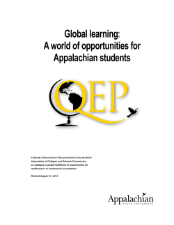 QEP Final Report - QEP Global Learning