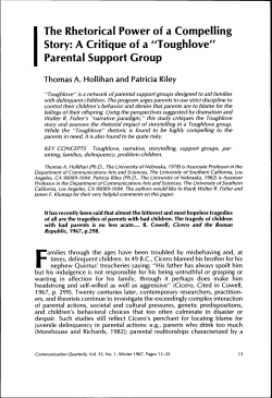 The Rhetorical Power of a Compelling Story: A Critique of a